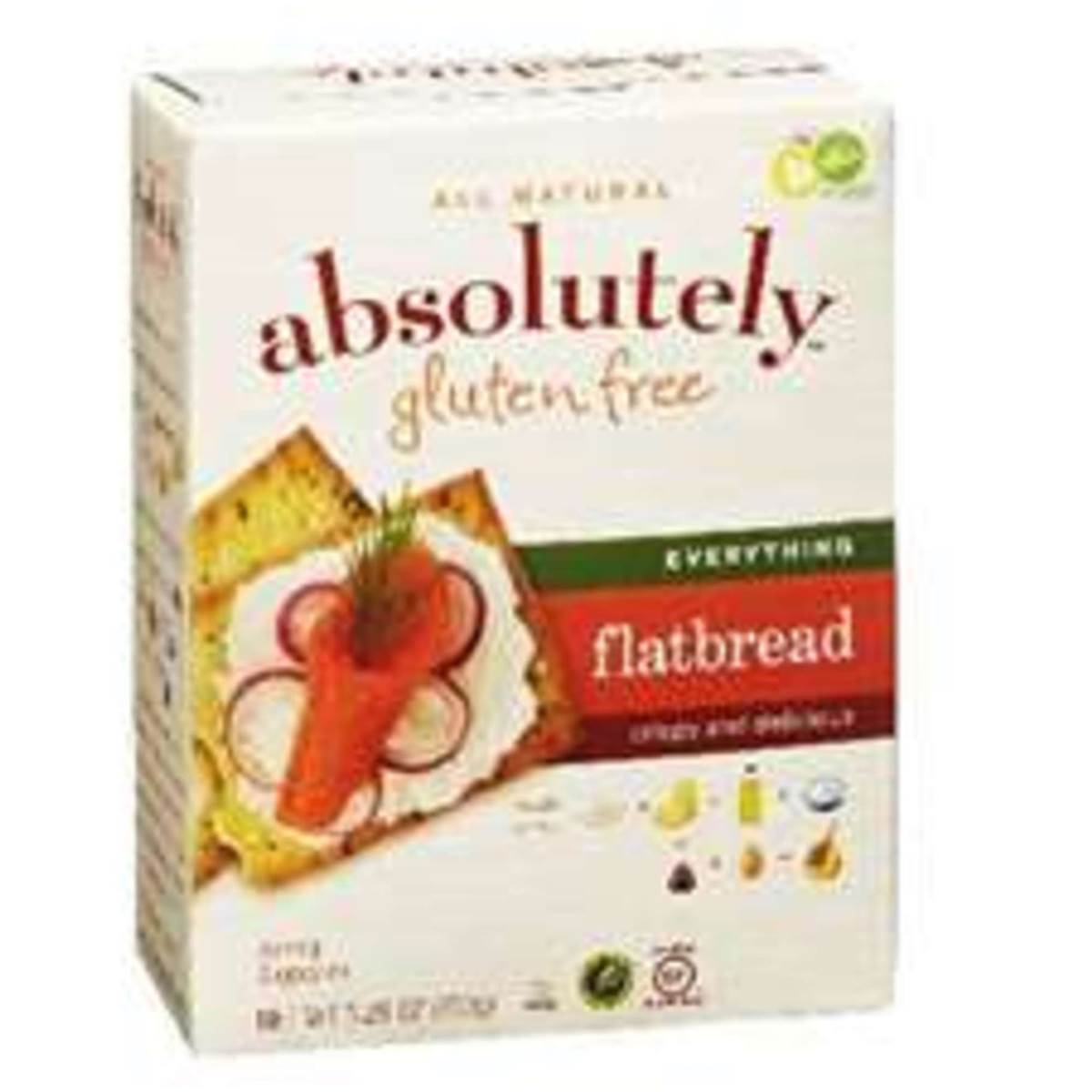 Absolutely Gluten Free Everything Flatbread Cracker