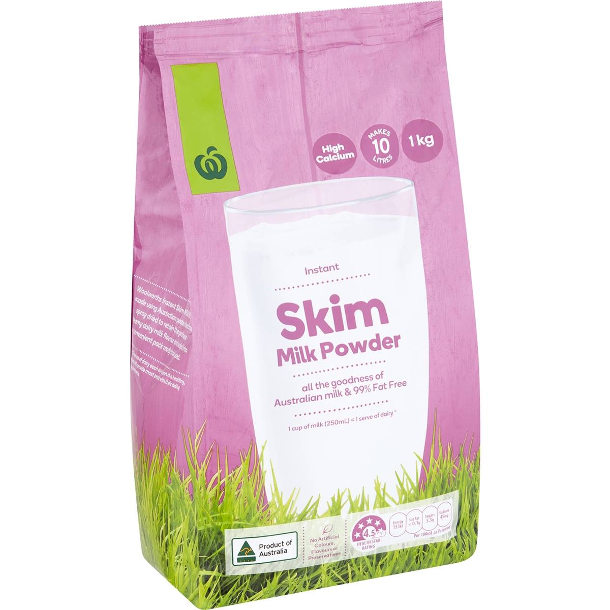 Woolworths Skim Long Life Milk Powder UHT