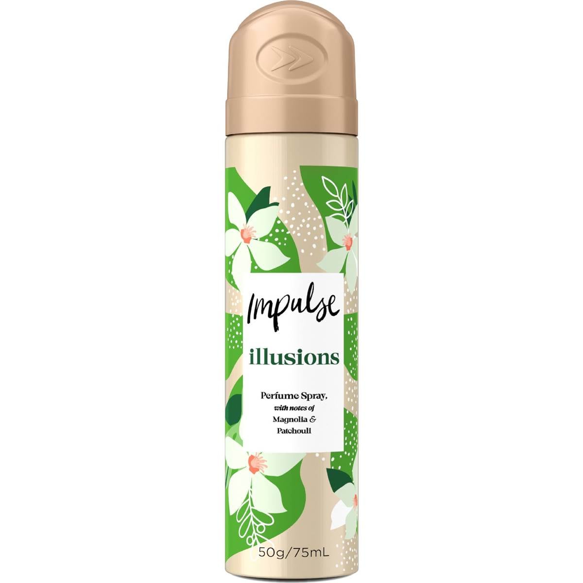 Impulse Body Spray Aerosol Deodorant Illusions 75mL