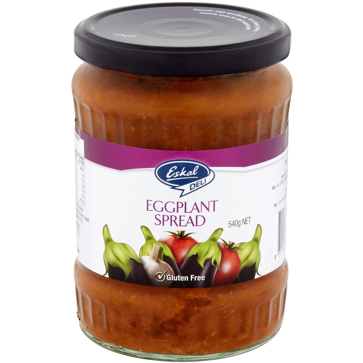 Calories in Eskal Spread Eggplant calcount