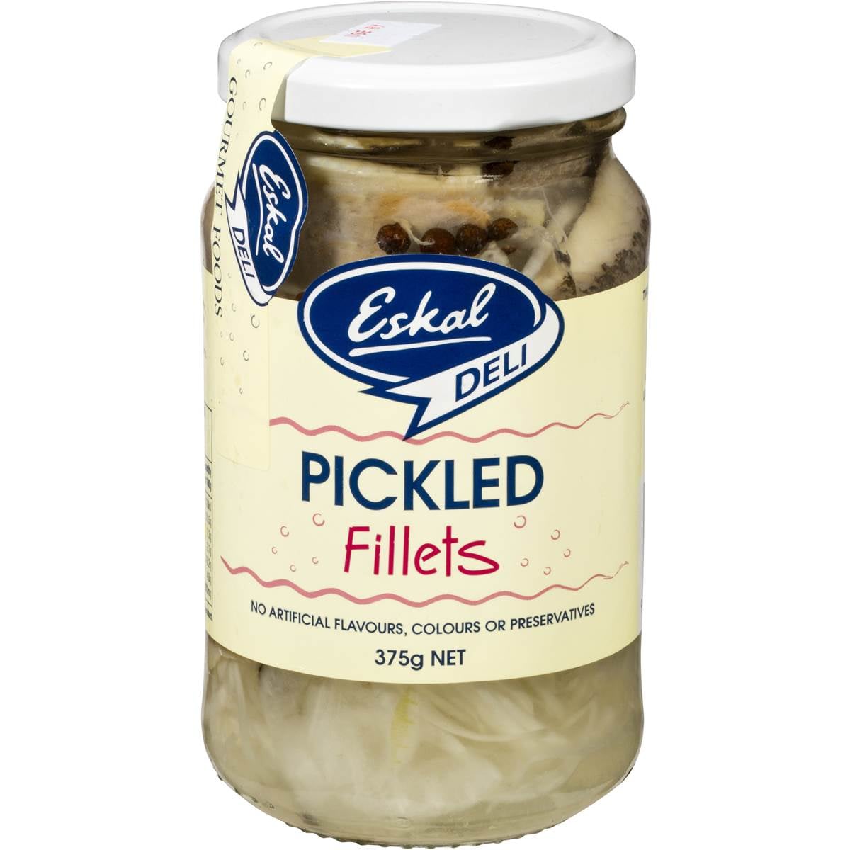 Calories in Eskal Pickled Herring Fillets calcount