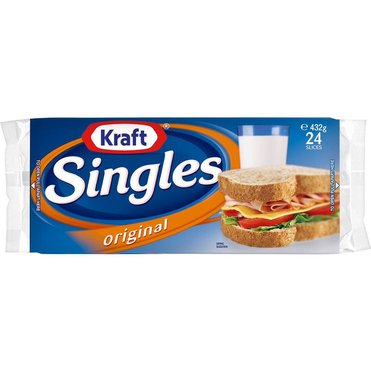 Calories in Kraft Singles Original Original
