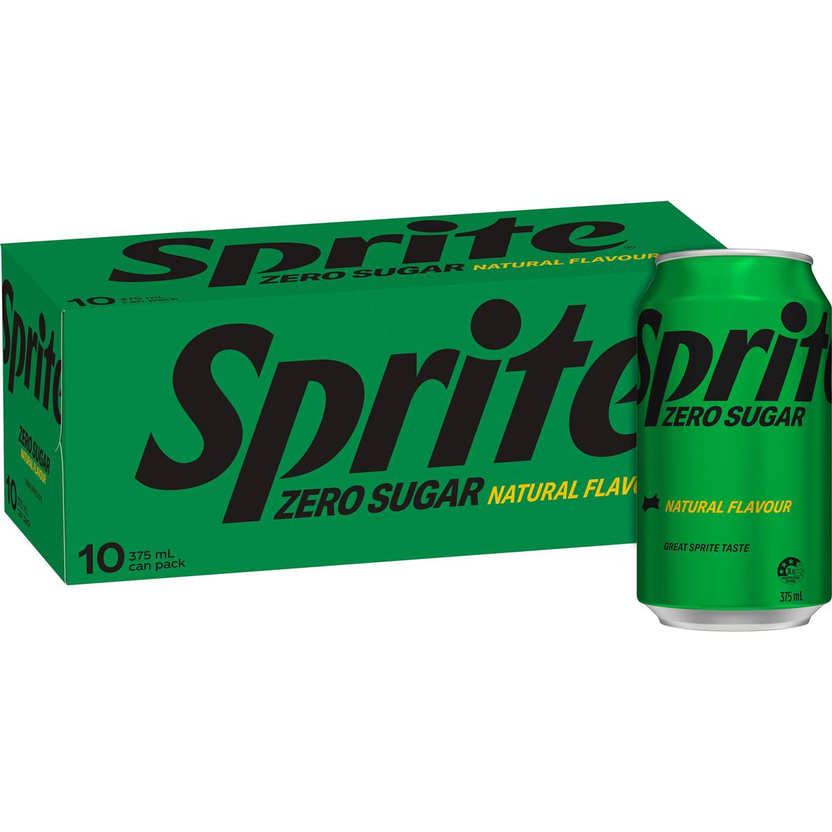 Calories in Sprite Zero Sugar Lemonade Soft Drink Multipack Bottles 12 ...