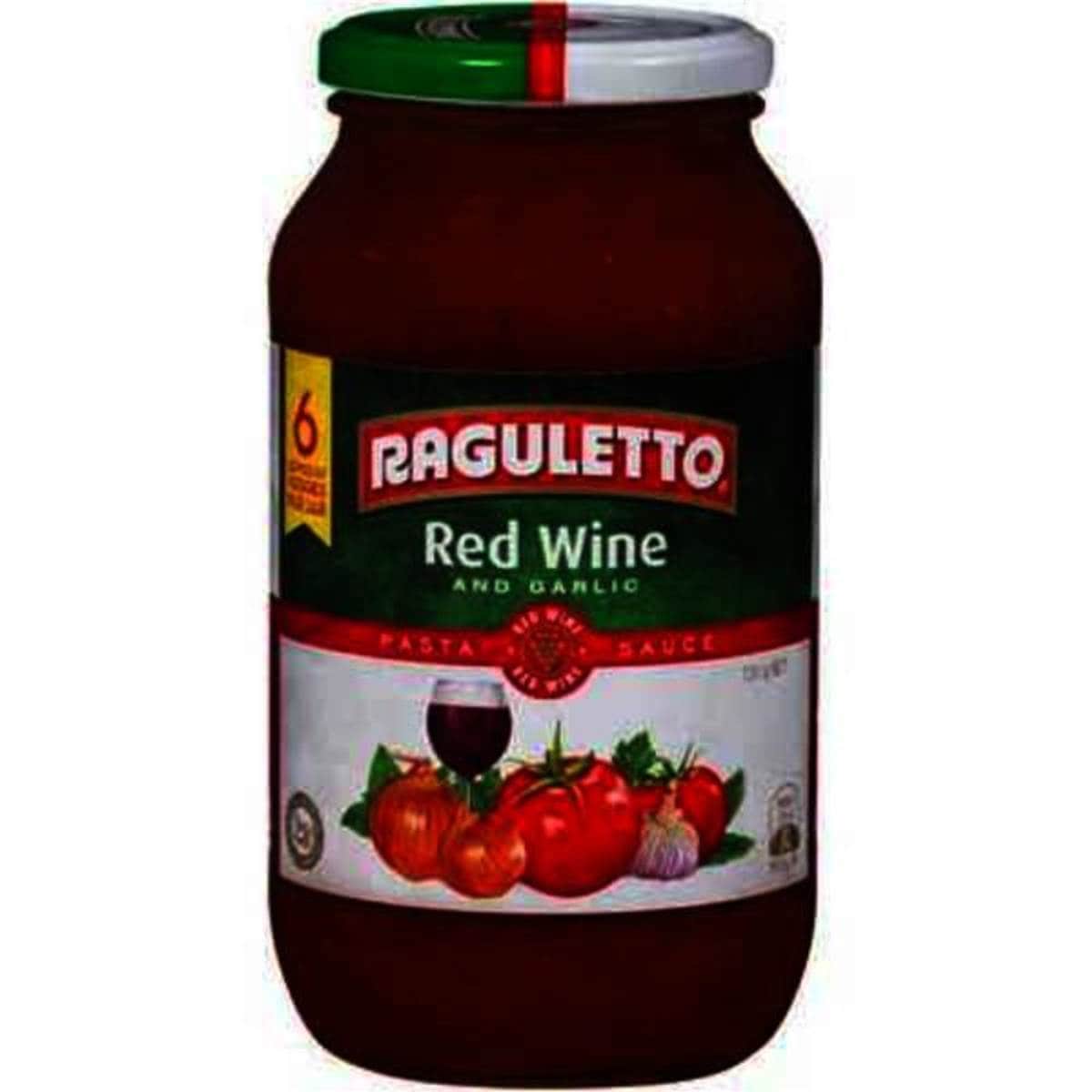 Raguletto Pasta Sauce Red Wine & Garlic 737g Woolworths