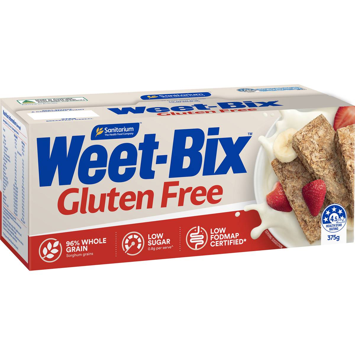 Calories in Sanitarium Weet-bix Gluten Free Breakfast Cereal