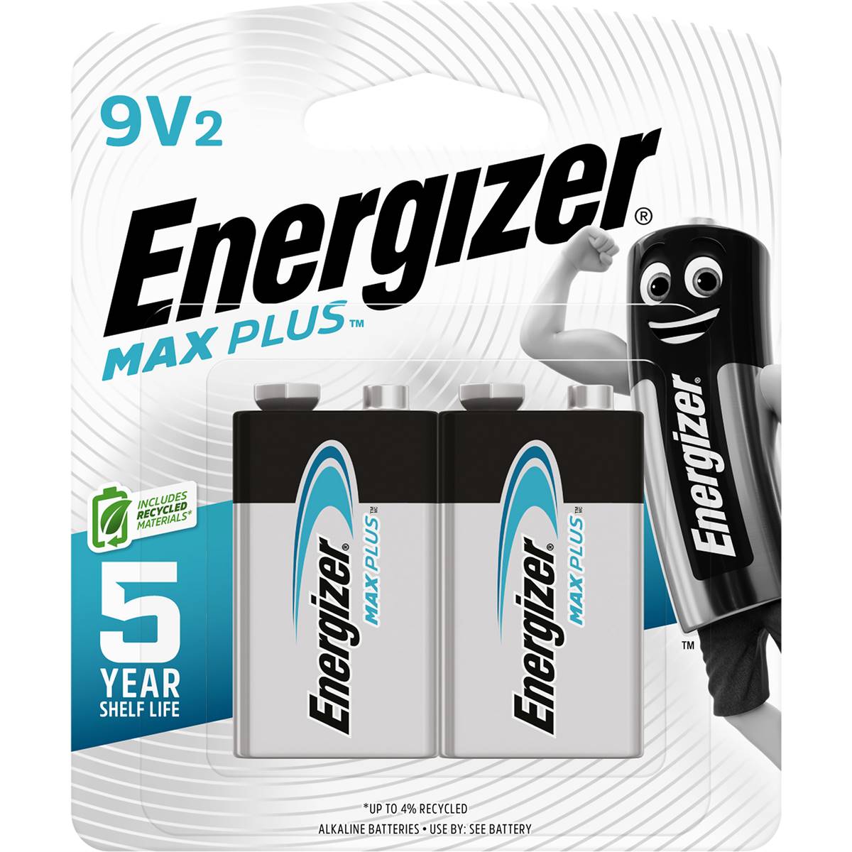 Energizer Max Plus High Performance 9V Alkaline Battery