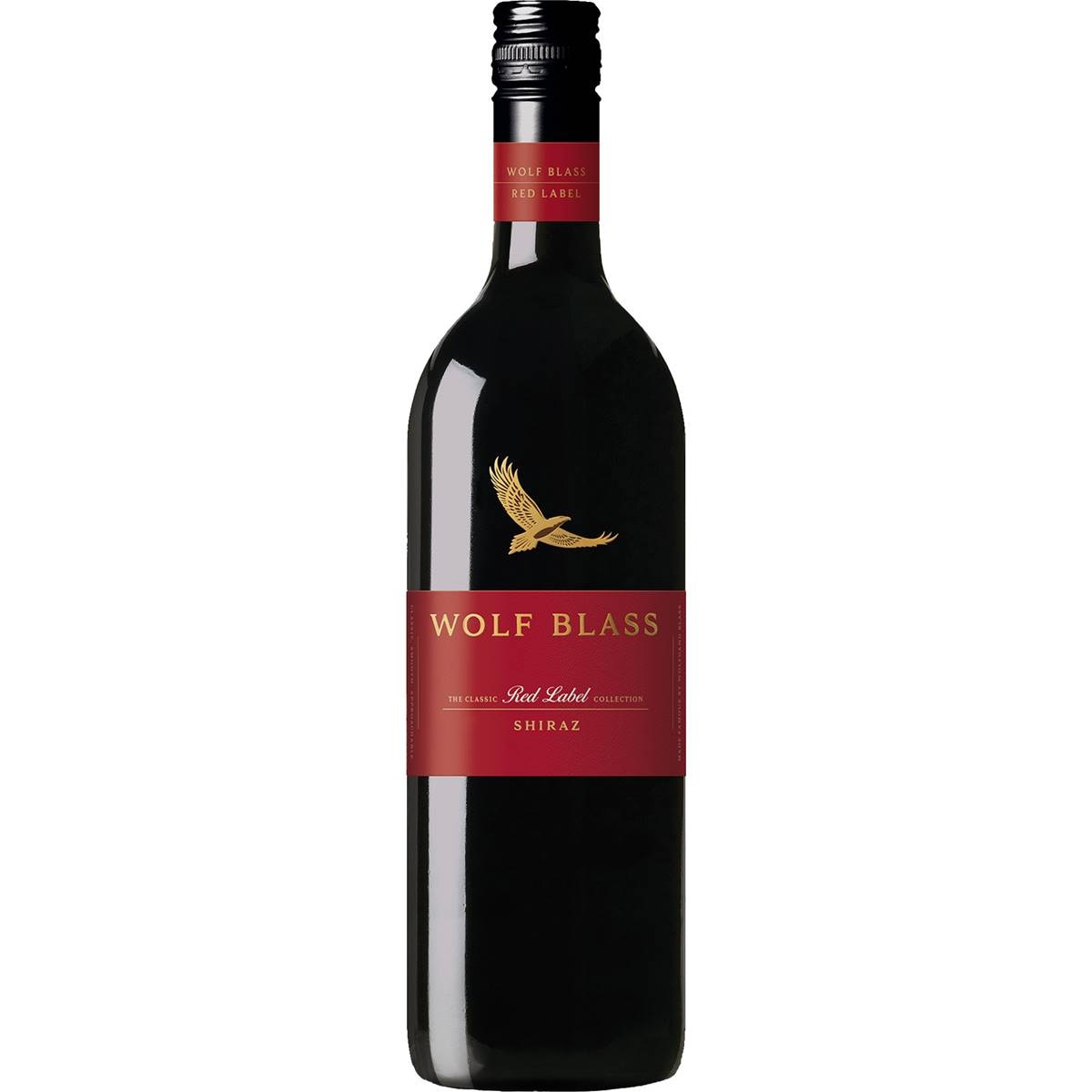 Calories in Wolf Blass Red Label Shiraz Red Label