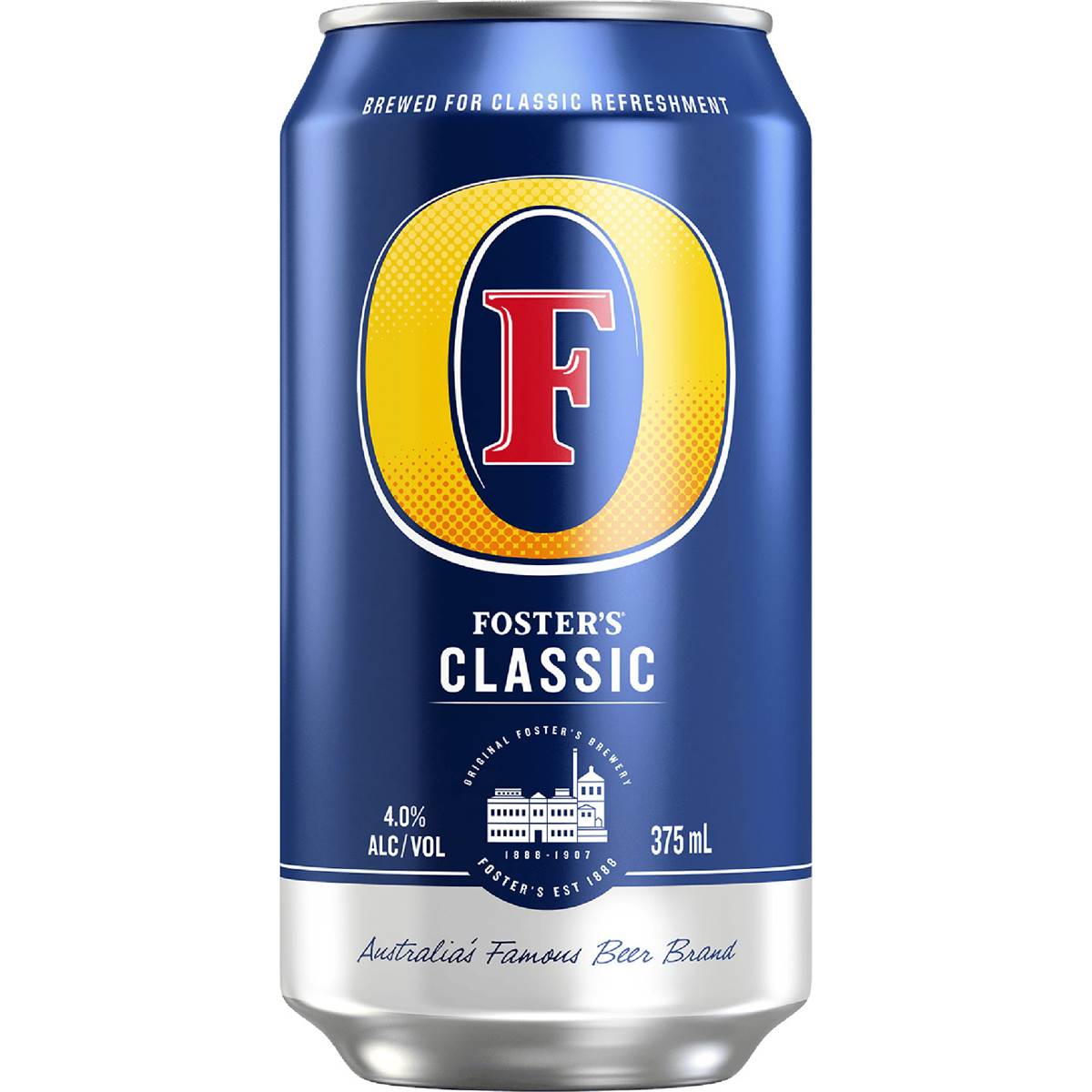 Calories in Foster's Classic Lager Can calcount