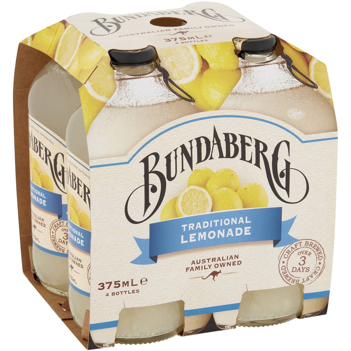 46 calories in Bundaberg Traditional Lemonade Sparkling Drink (100g