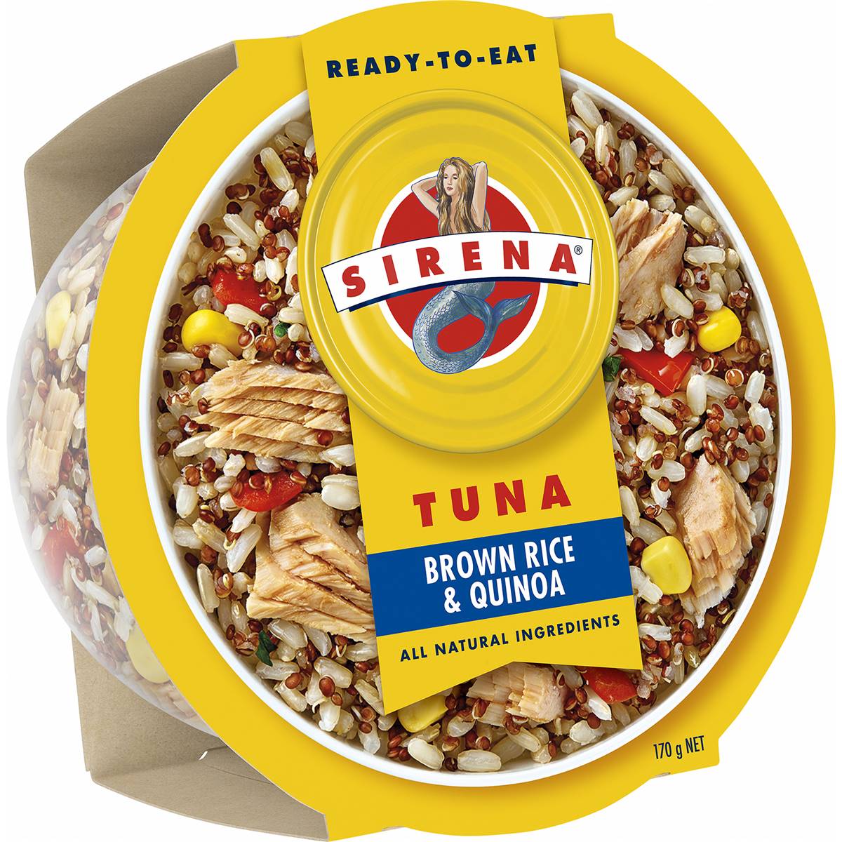 Calories in Sirena Brown Rice and Quinoa with Tuna Calorie Counter