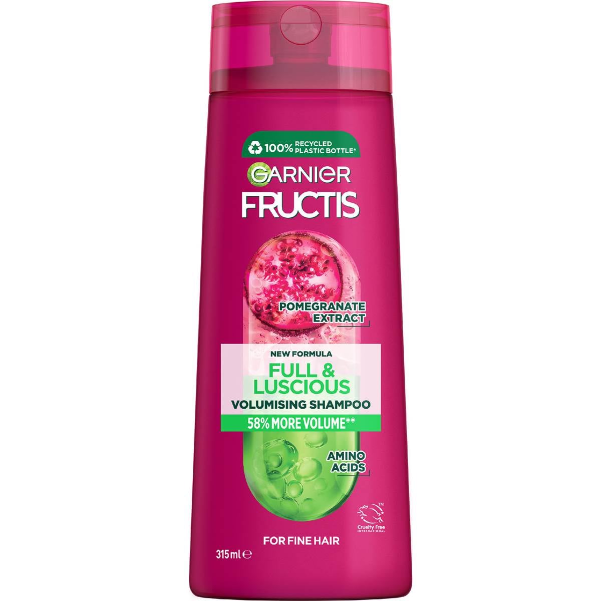 Garnier Fructis Full & Luscious Shampoo 315mL