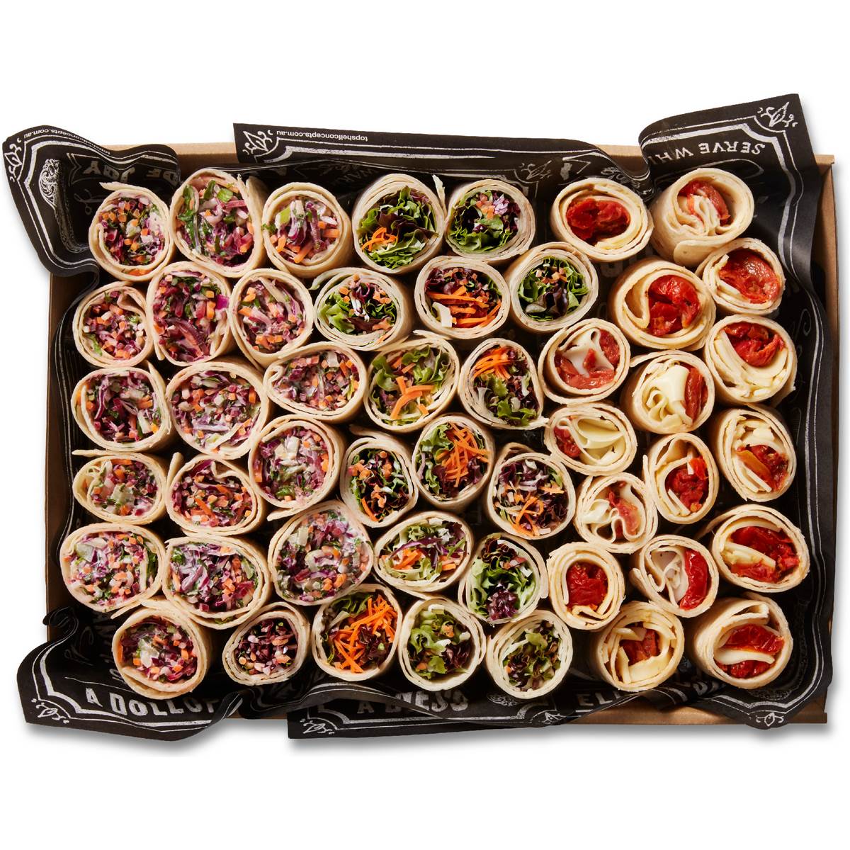 Absolutely Wrapped Vegetarian Platter