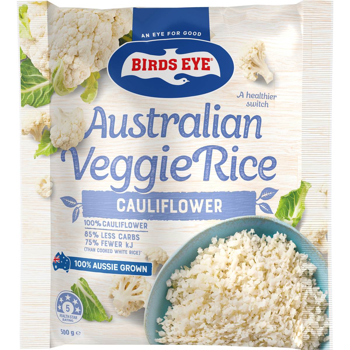 Calories in Birds Eye Veggie Rice Cauliflower calcount