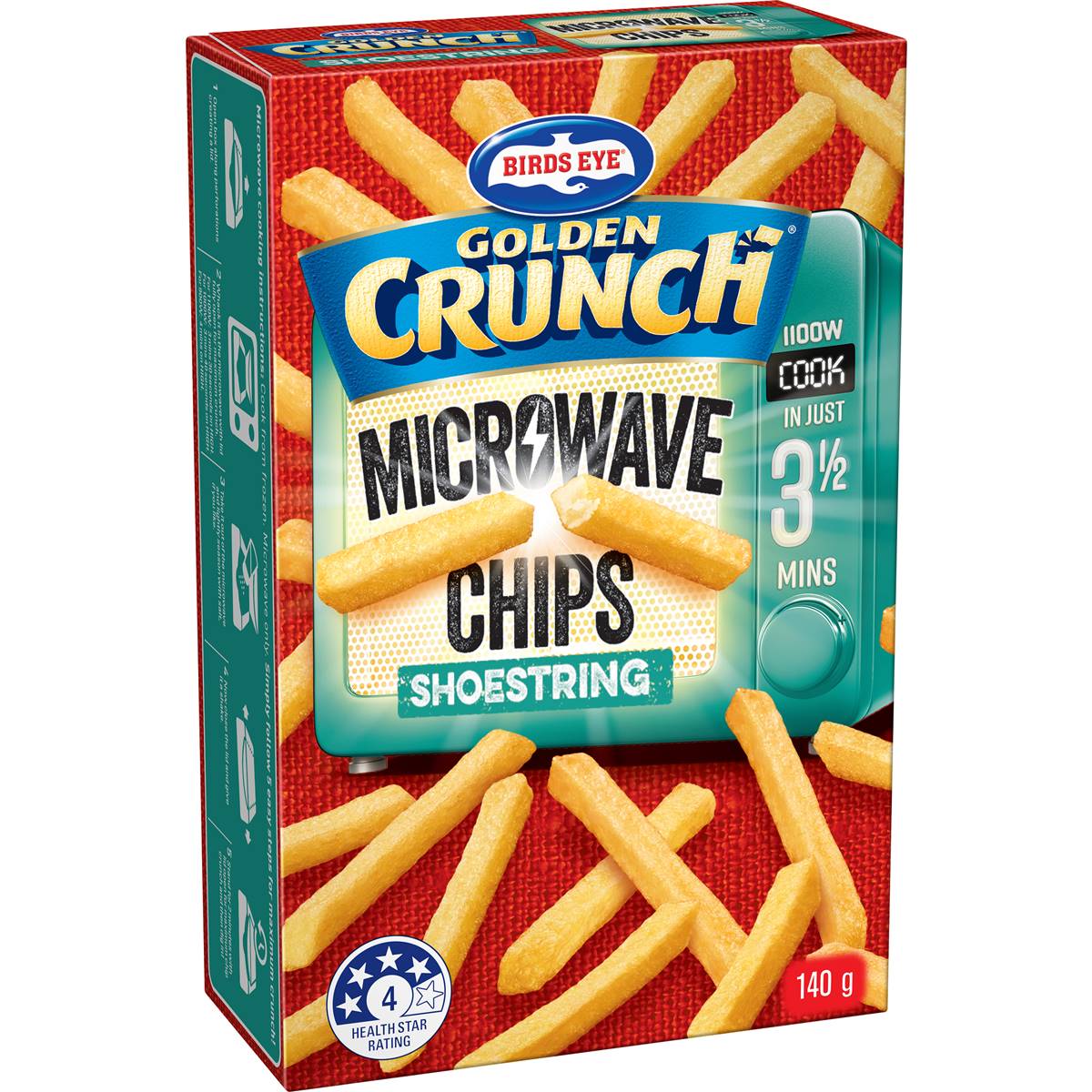Calories in Birds Eye Microwave Chips Shoestring