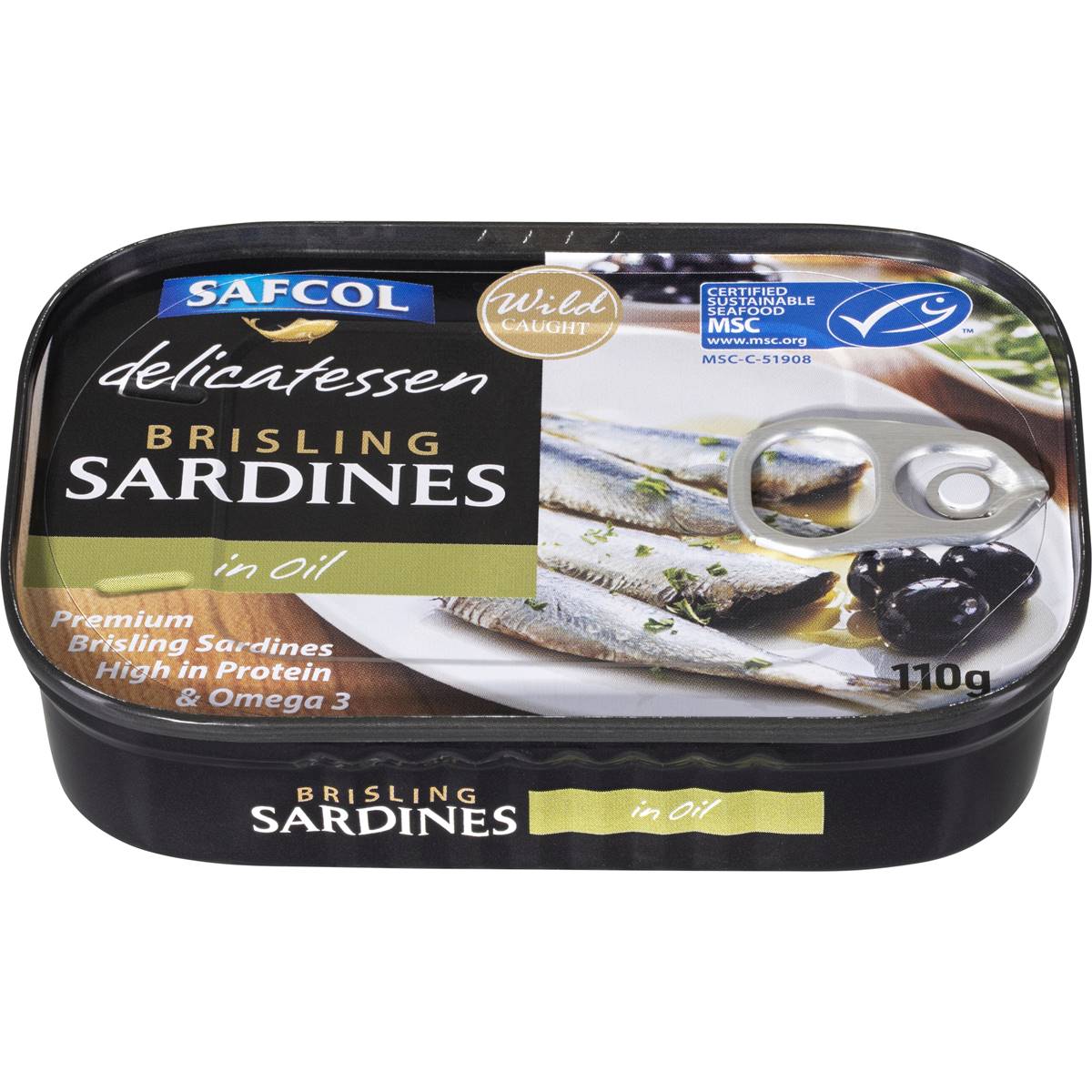 Calories in Safcol Sardines In Oil calcount