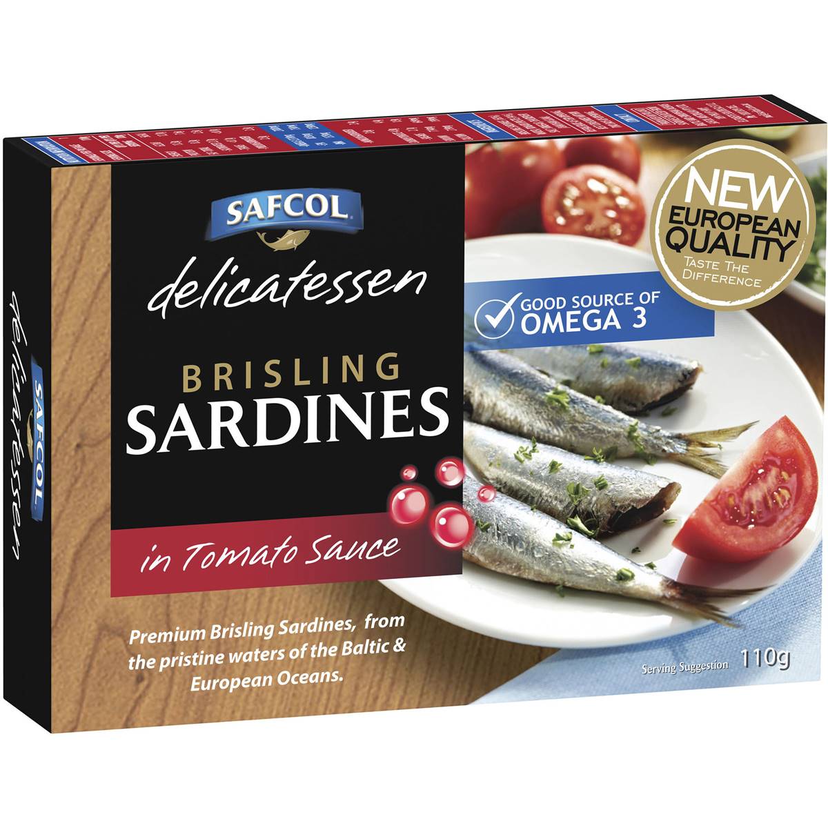 Calories in Safcol Sardines In Tomato Sauce calcount