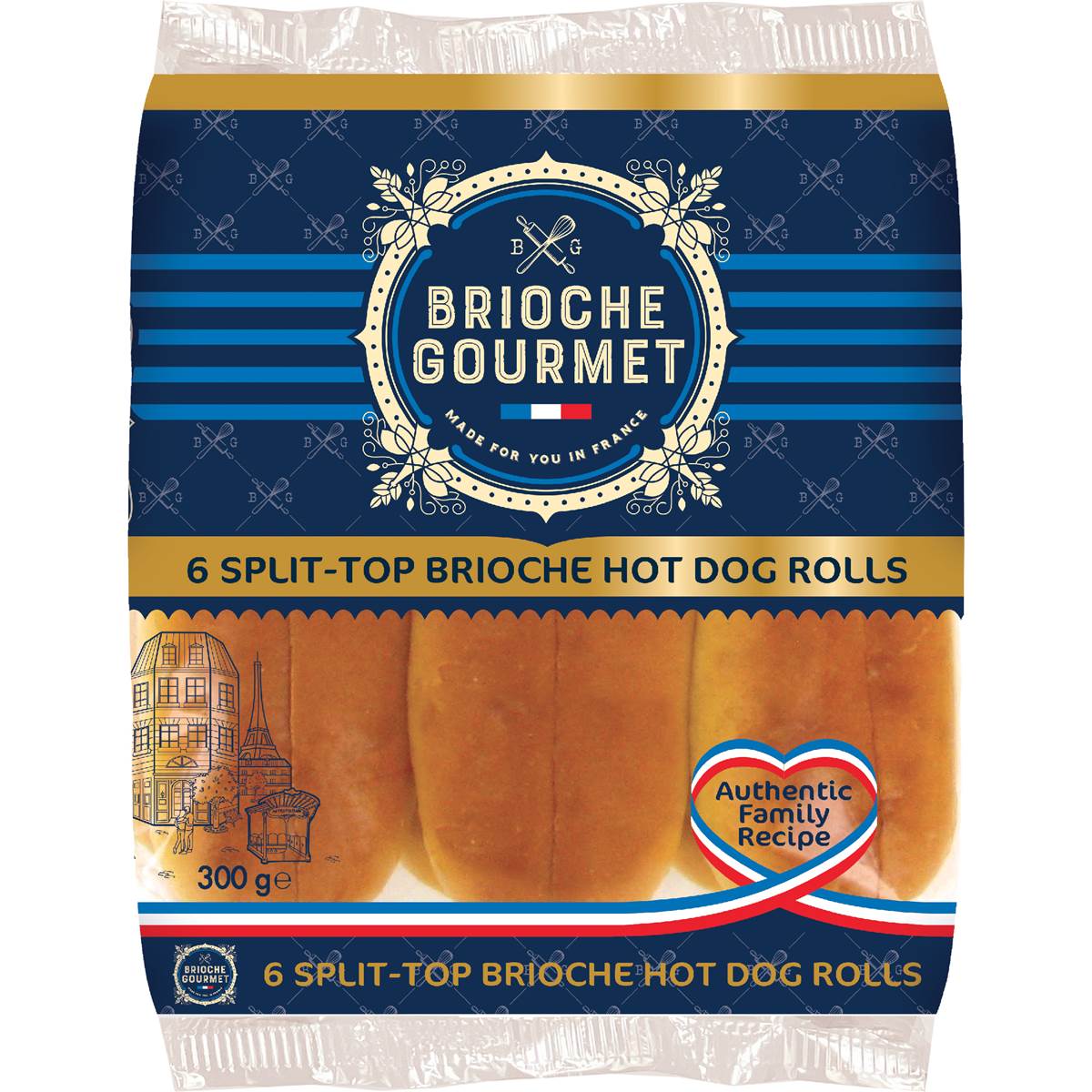 Brioche Gourmet Hot Dog Rolls
