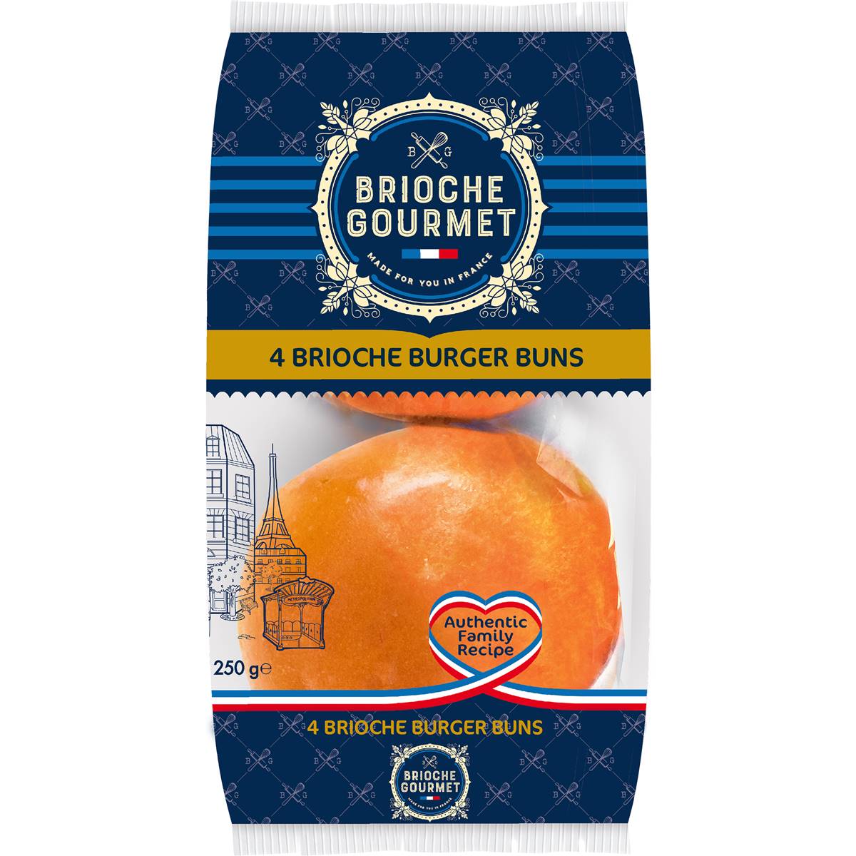 Brioche Gourmet Burger Buns