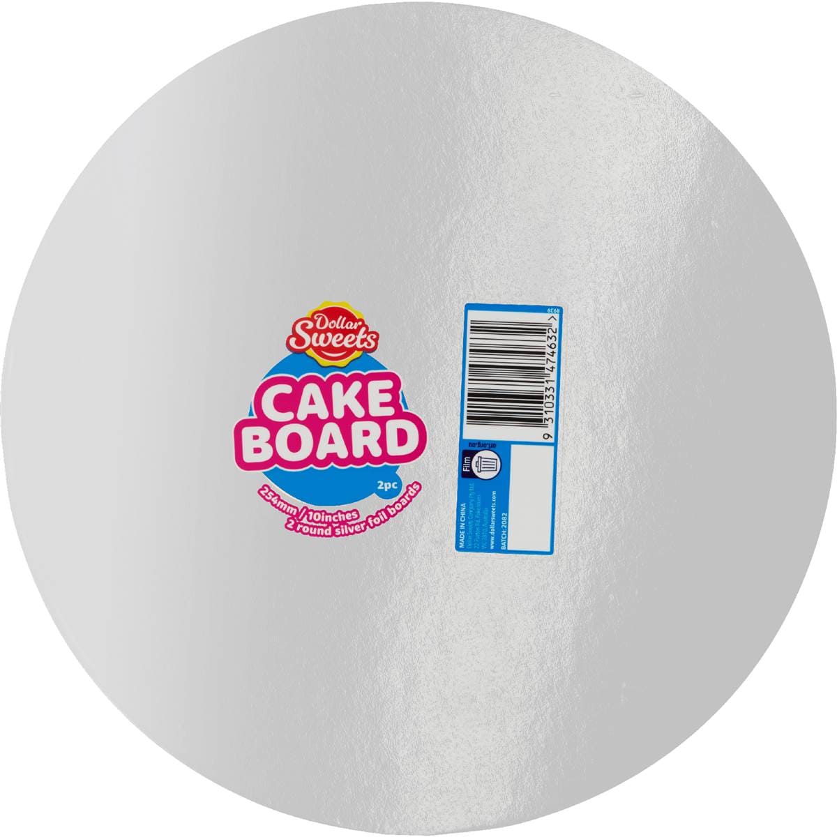 Dollar Sweets 10 Inch Round Cake Board