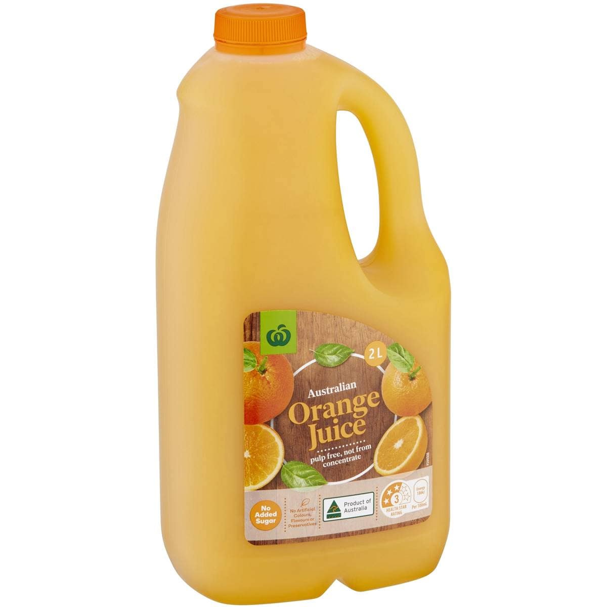 Woolworths Orange Juice Pulp Free