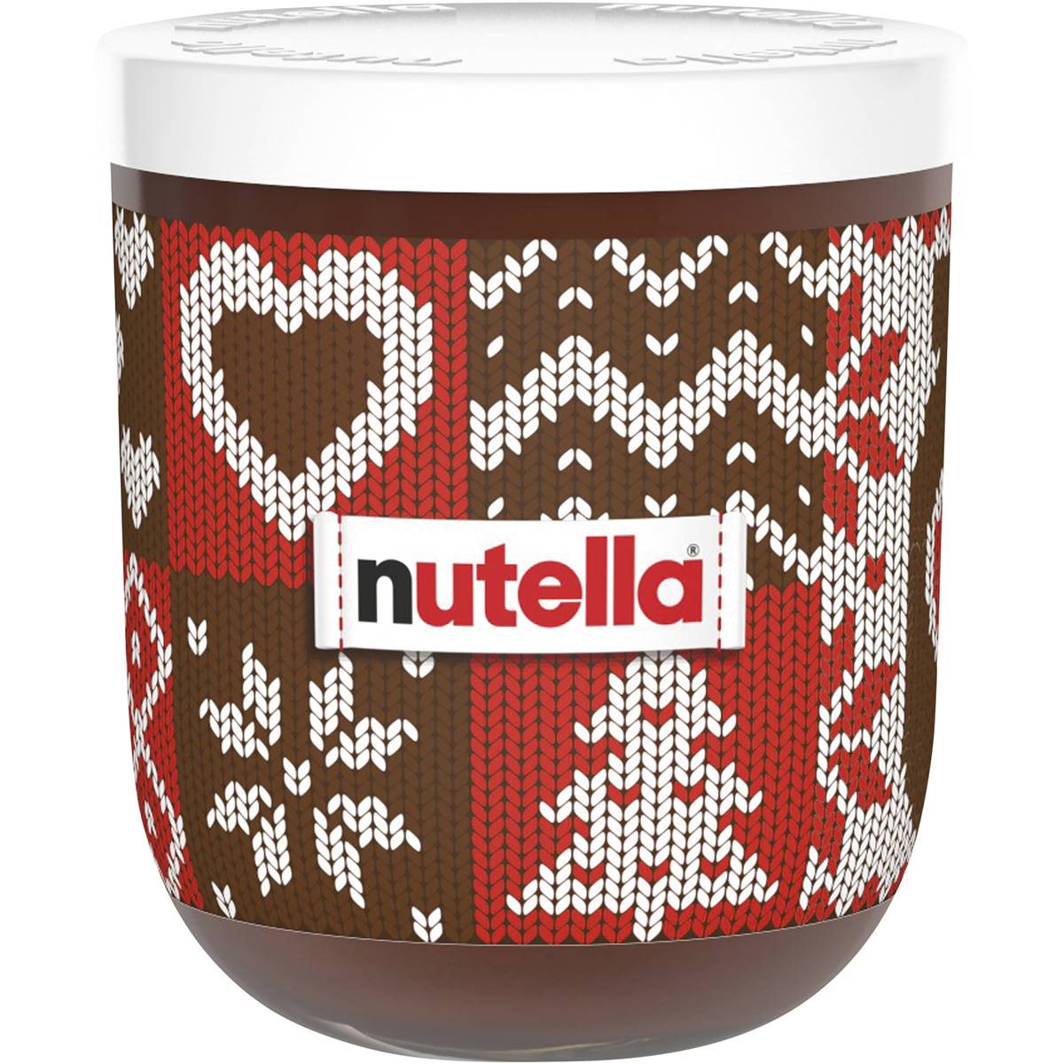Calories in Nutella Hazelnut Chocolate Spread Christmas Glass Jar calcount