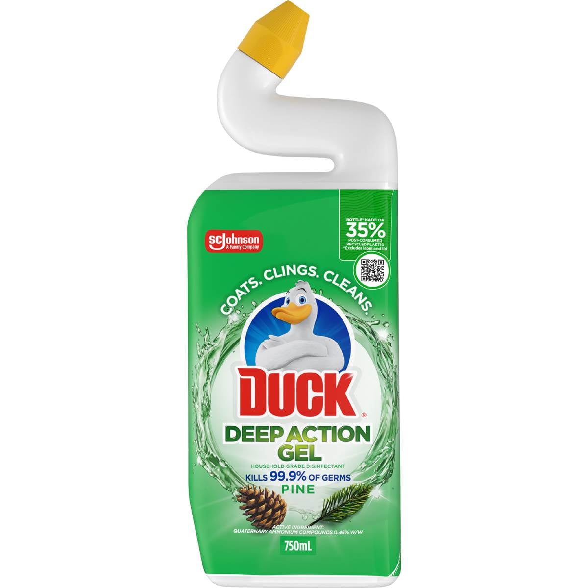 Duck Deep Action Gel Toilet Cleaner Pine 750mL