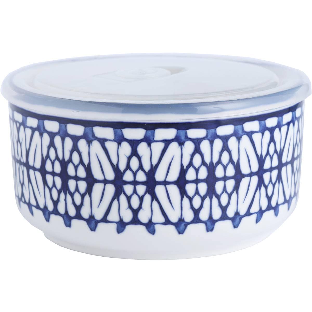 MINT Embossed Bowl With Lid Medium