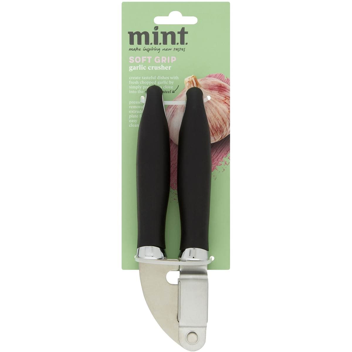 MINT Soft Grip Garlic Crusher