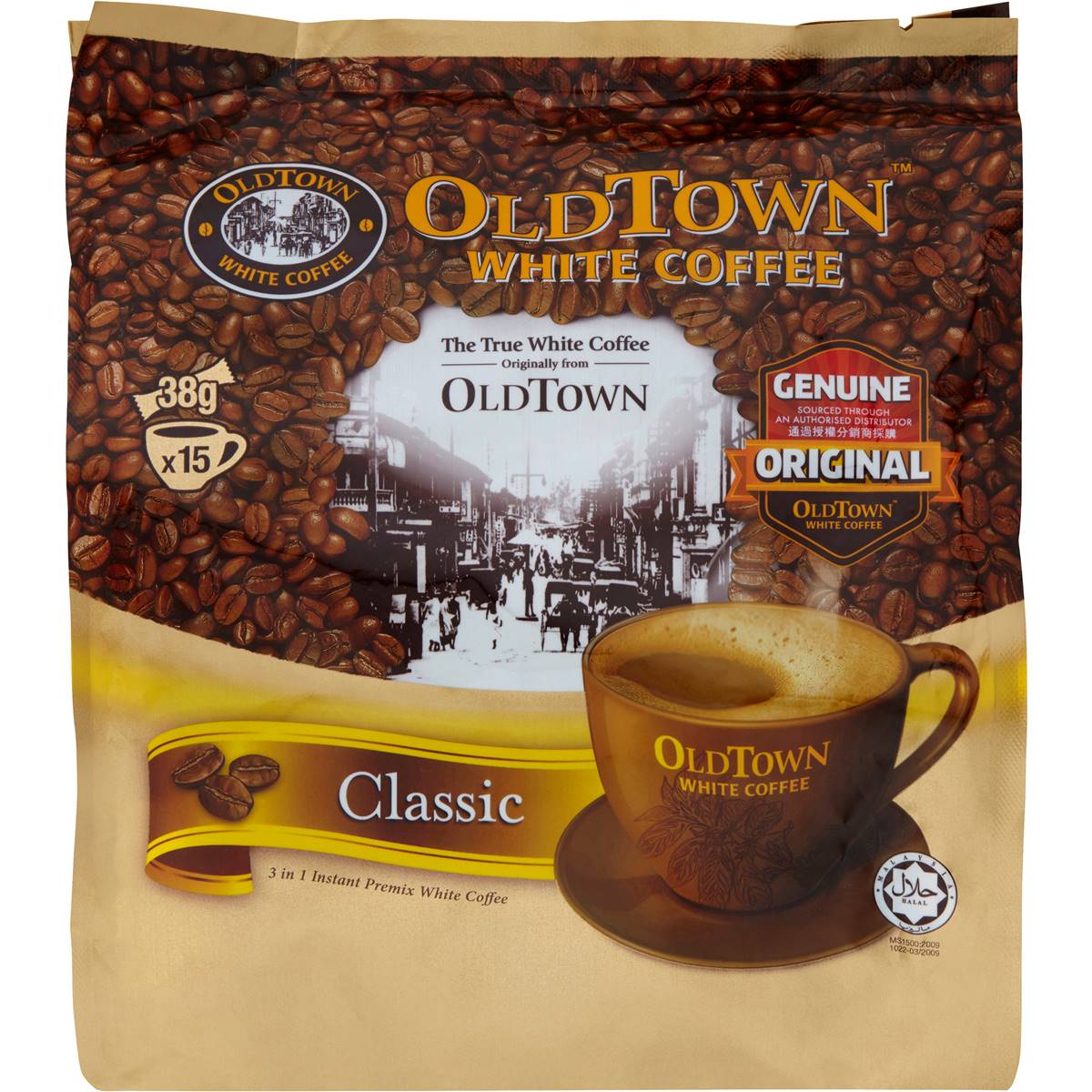 Calories in Old Town Coffee 3 In 1 Classic calcount