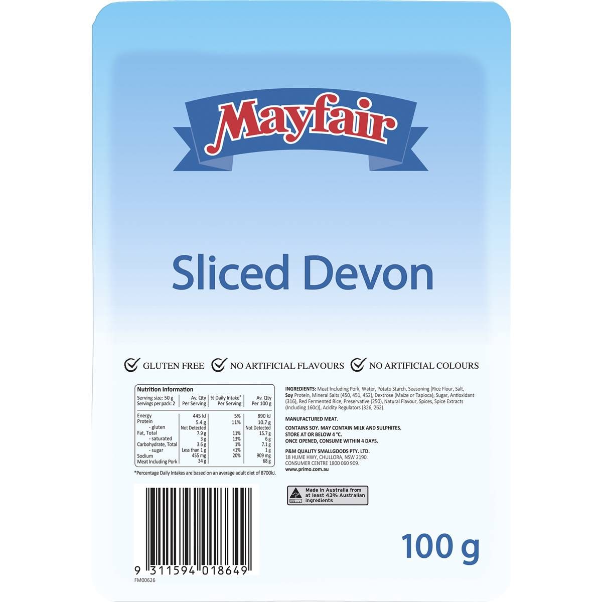 Mayfair Devon Slices