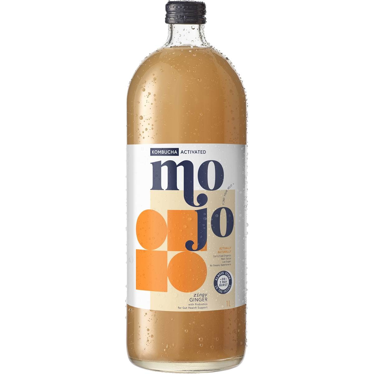 Calories in Mojo Activated Kombucha Ginger Tea calcount