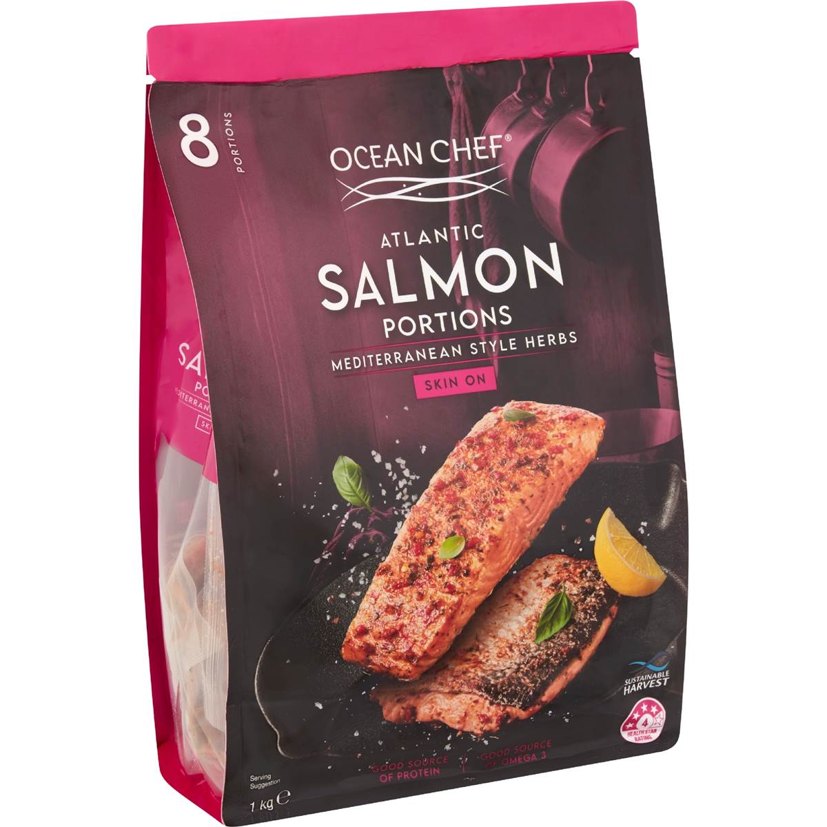 Ocean Chef Atlantic Salmon Portions Mediterranean Style