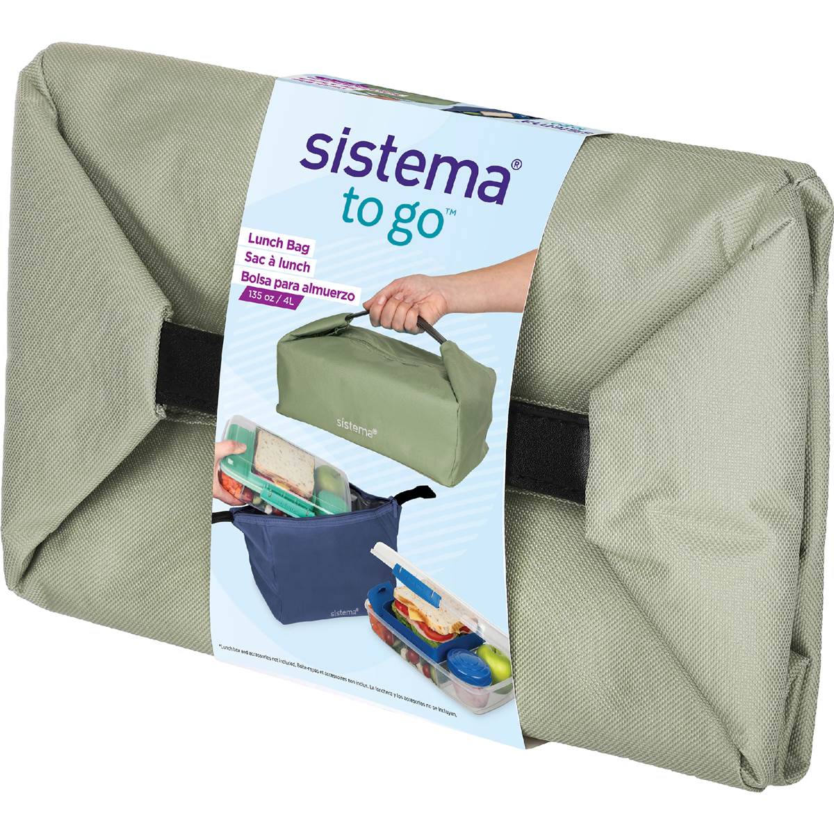 Sistema To Go Bento Lunch Bag Assorted 4L each