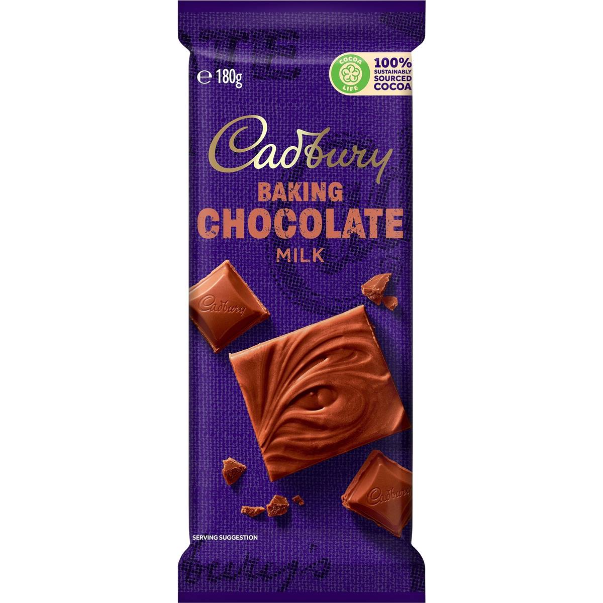 Calories in Cadbury Baking Milk Chocolate Block
