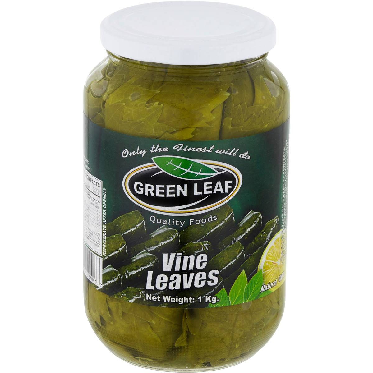 Green Leaf Pickled Vine Leaves