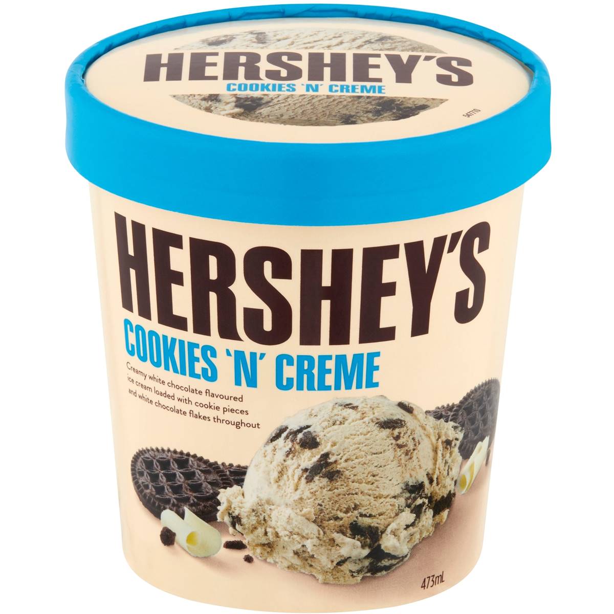Calories in Hershey's Cookies & Cream Tub calcount