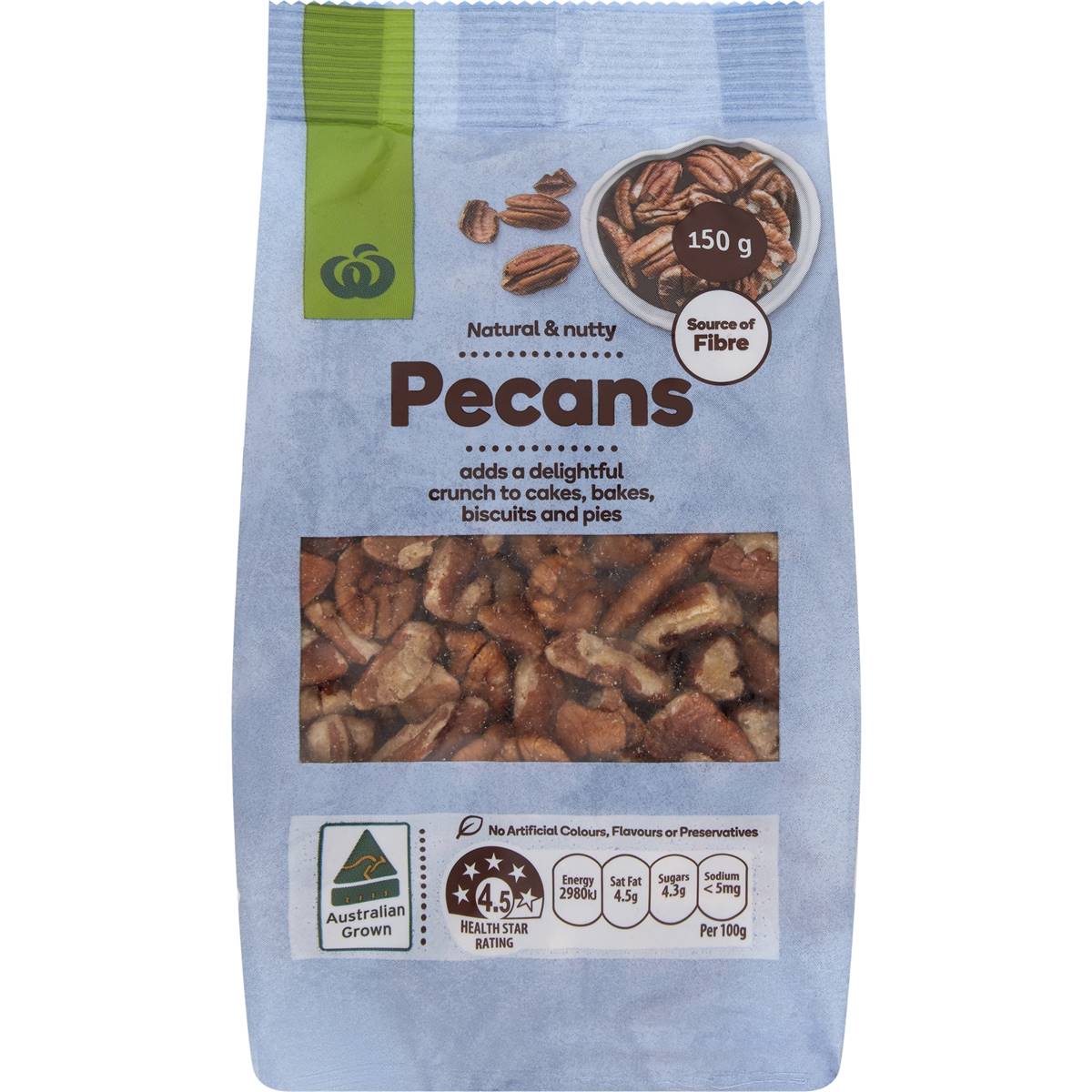 Calories in Woolworths Pecans calcount