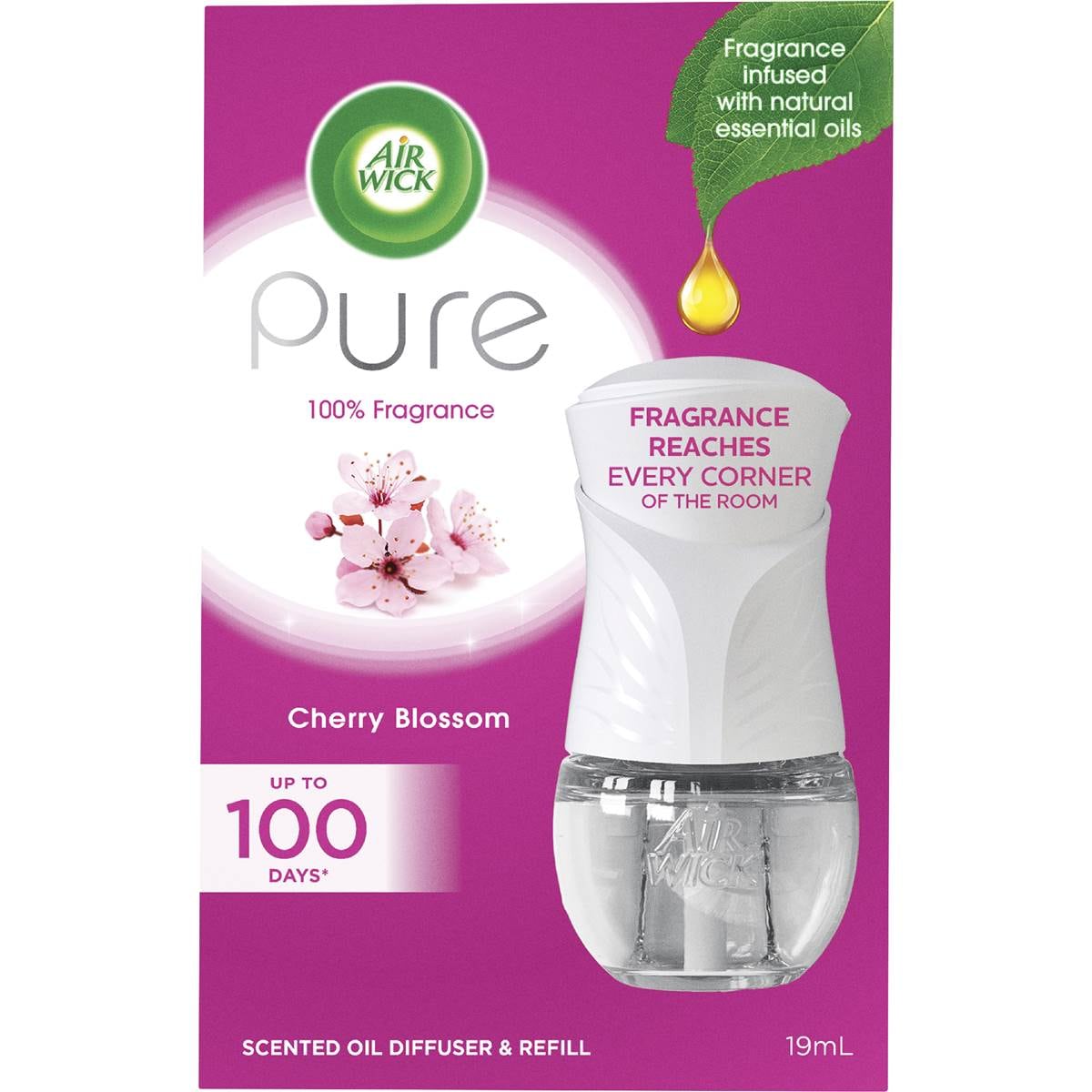 Air Wick Pure Cherry Blossom Plug-In Diffuser 19mL