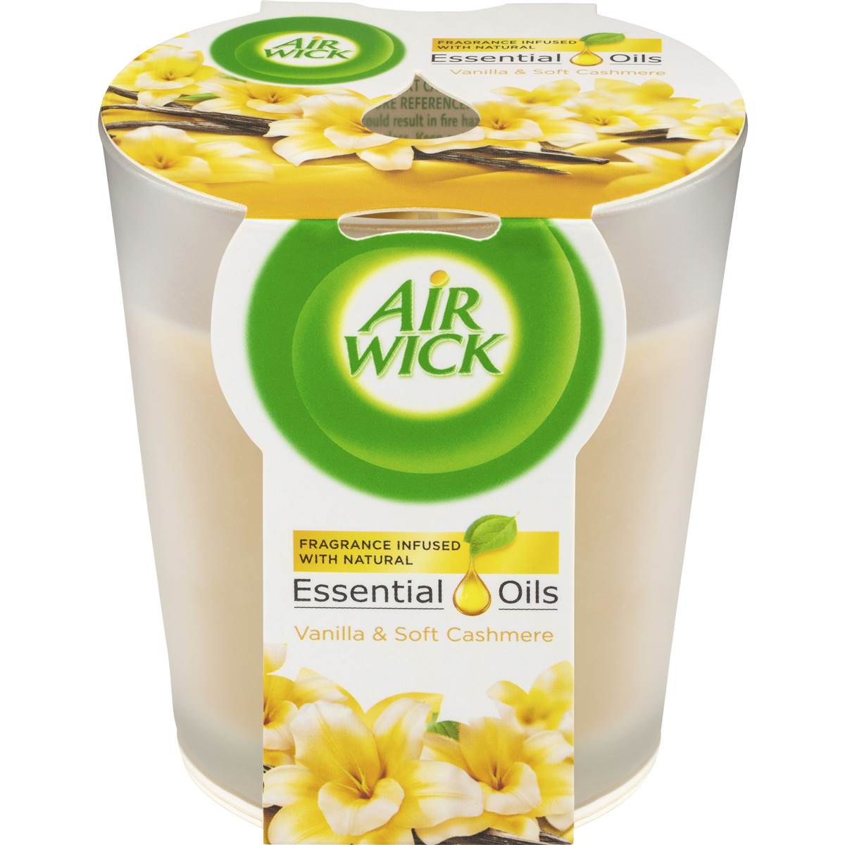 Air Wick Essential Oils Candle Vanilla & Soft Cashmere each – Woolworths