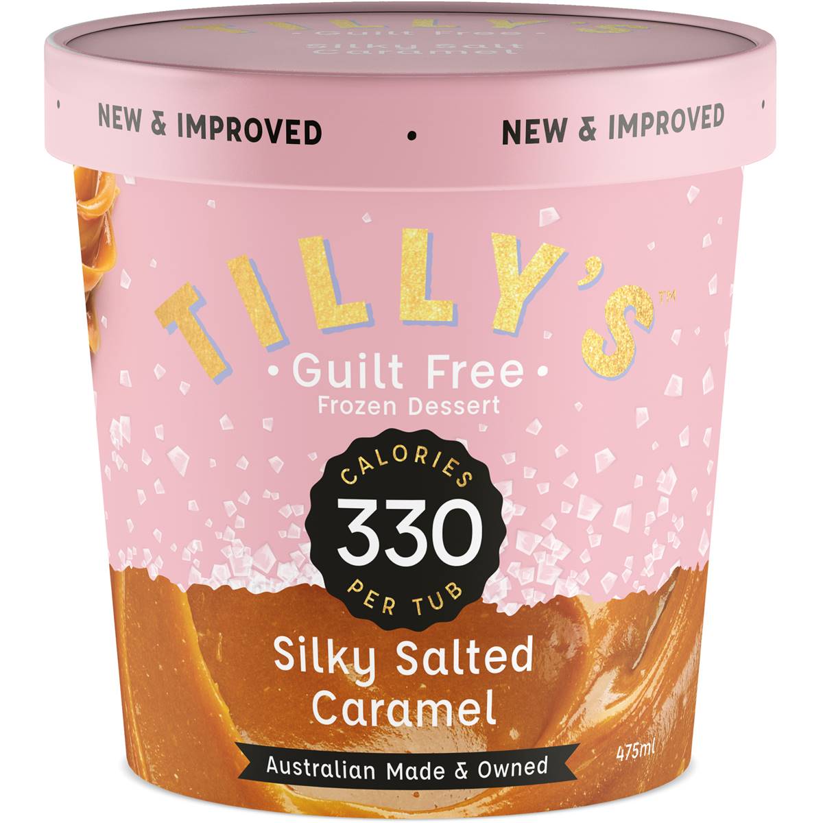 Calories in Tilly's Silky Salt Caramel Frozen Dessert