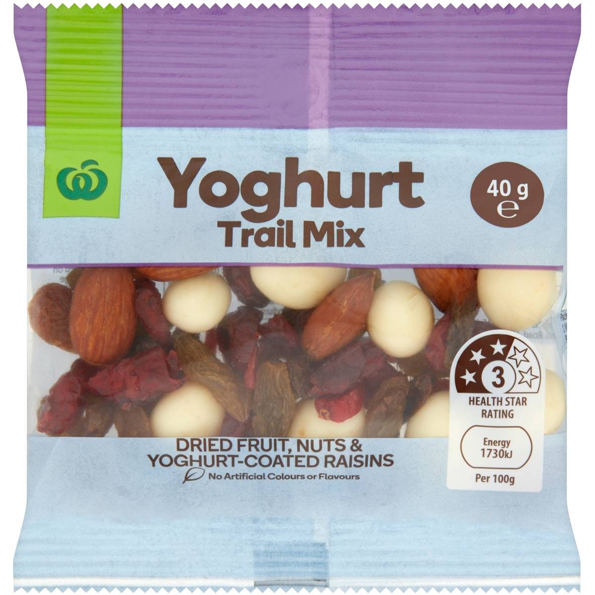Calories in Woolworths Yogurt Trail Mix calcount