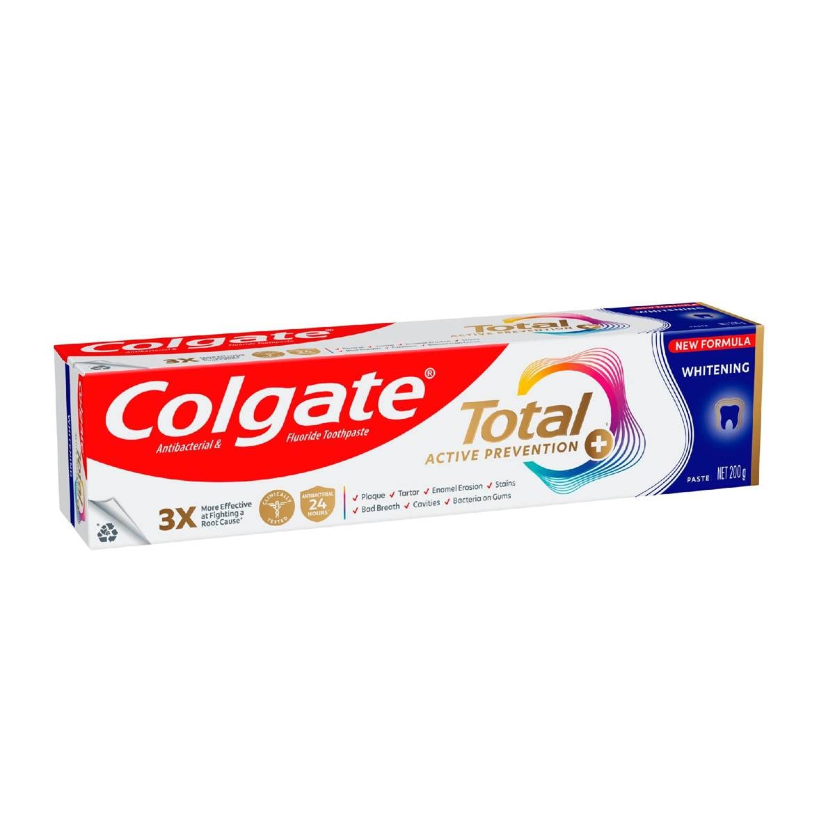 Colgate Total Active Prevention Whitening Toothpaste 200g