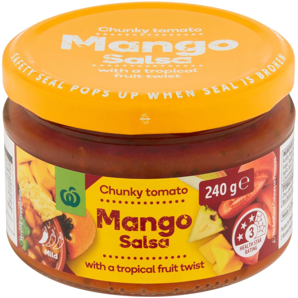 Calories in Woolworths Mango Salsa calcount