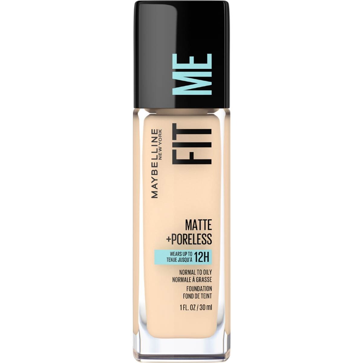 Maybelline Fit Me Matte & Poreless Foundation - Light Beige 118 30mL