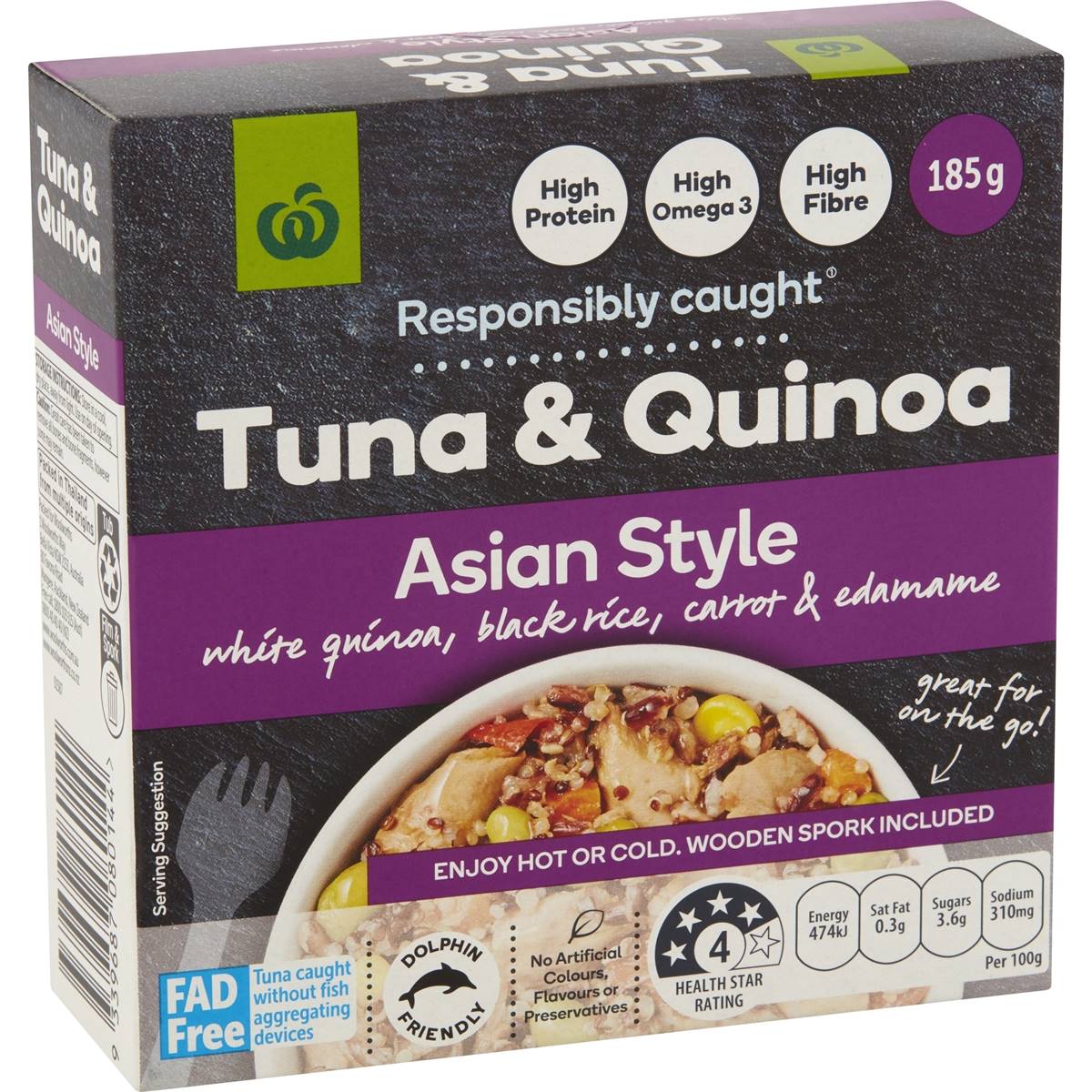 Woolworths Asian Style Tuna Quinoa Salad