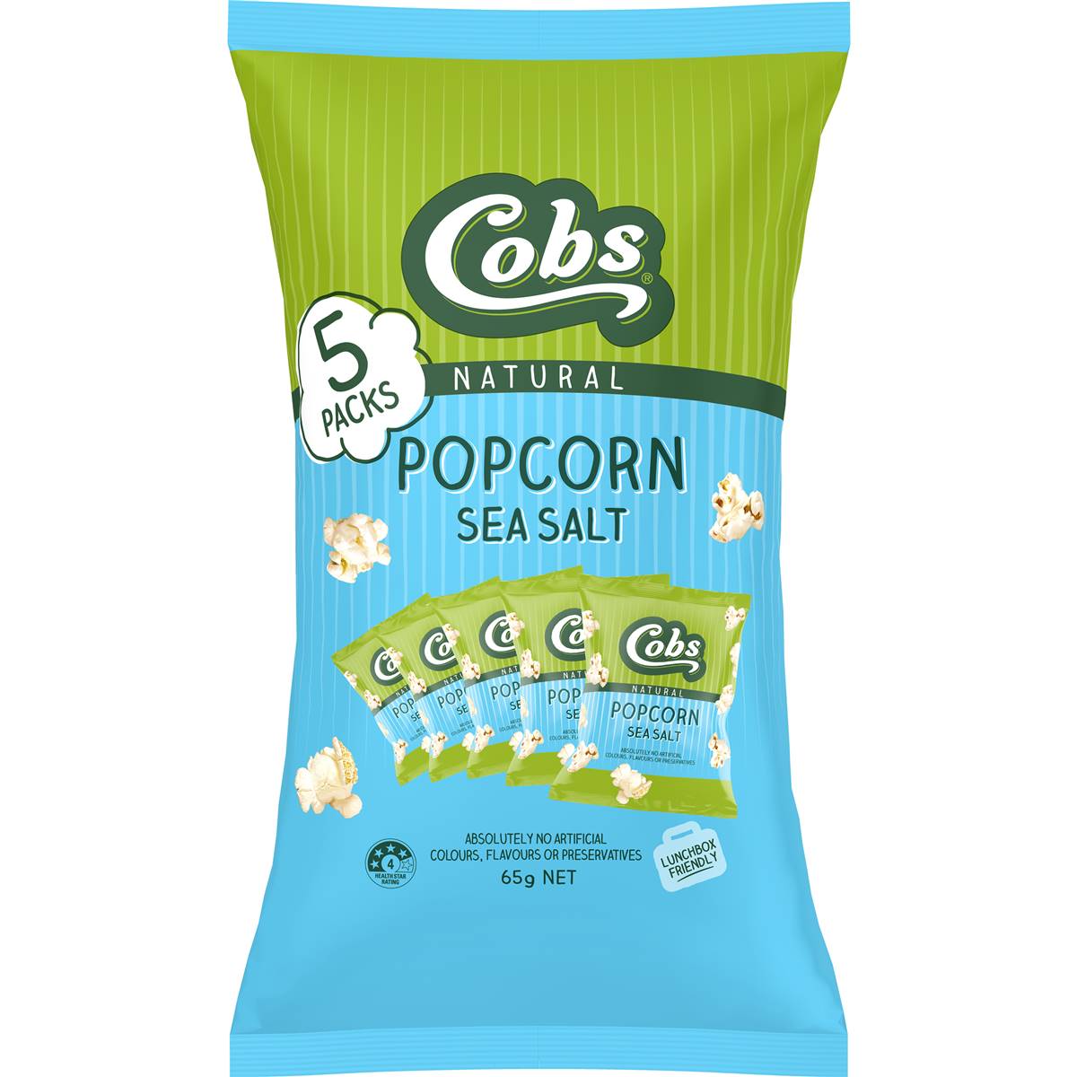 Calories in Cobs Popcorn Sea Salt Multipack Gluten Free