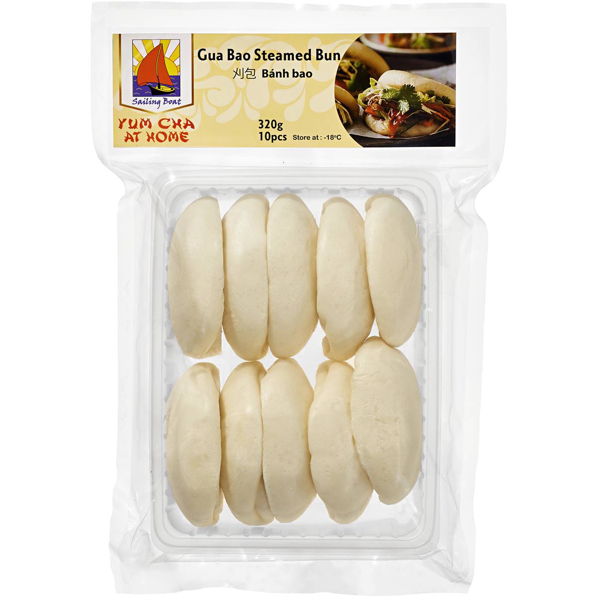 Sailing Boat Gua Bao Steamed Bun