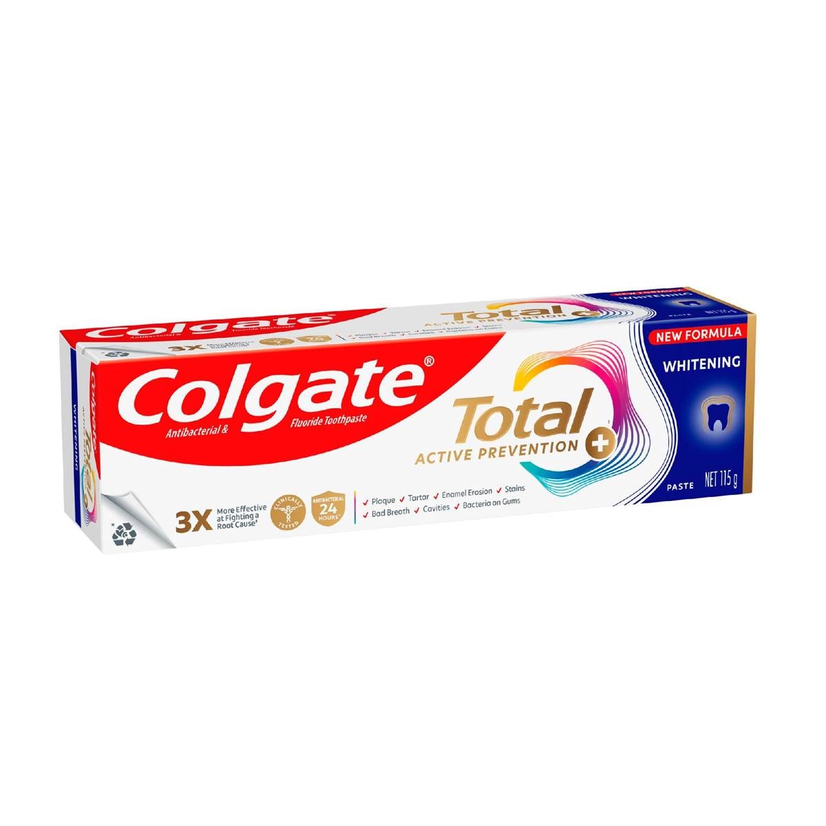 Colgate Total Active Prevention Whitening Toothpaste 115g