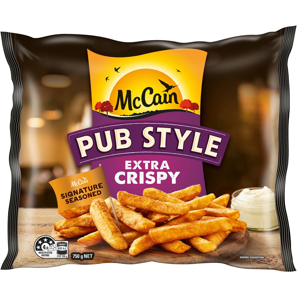 Calories in McCain Pub Style Fries calcount