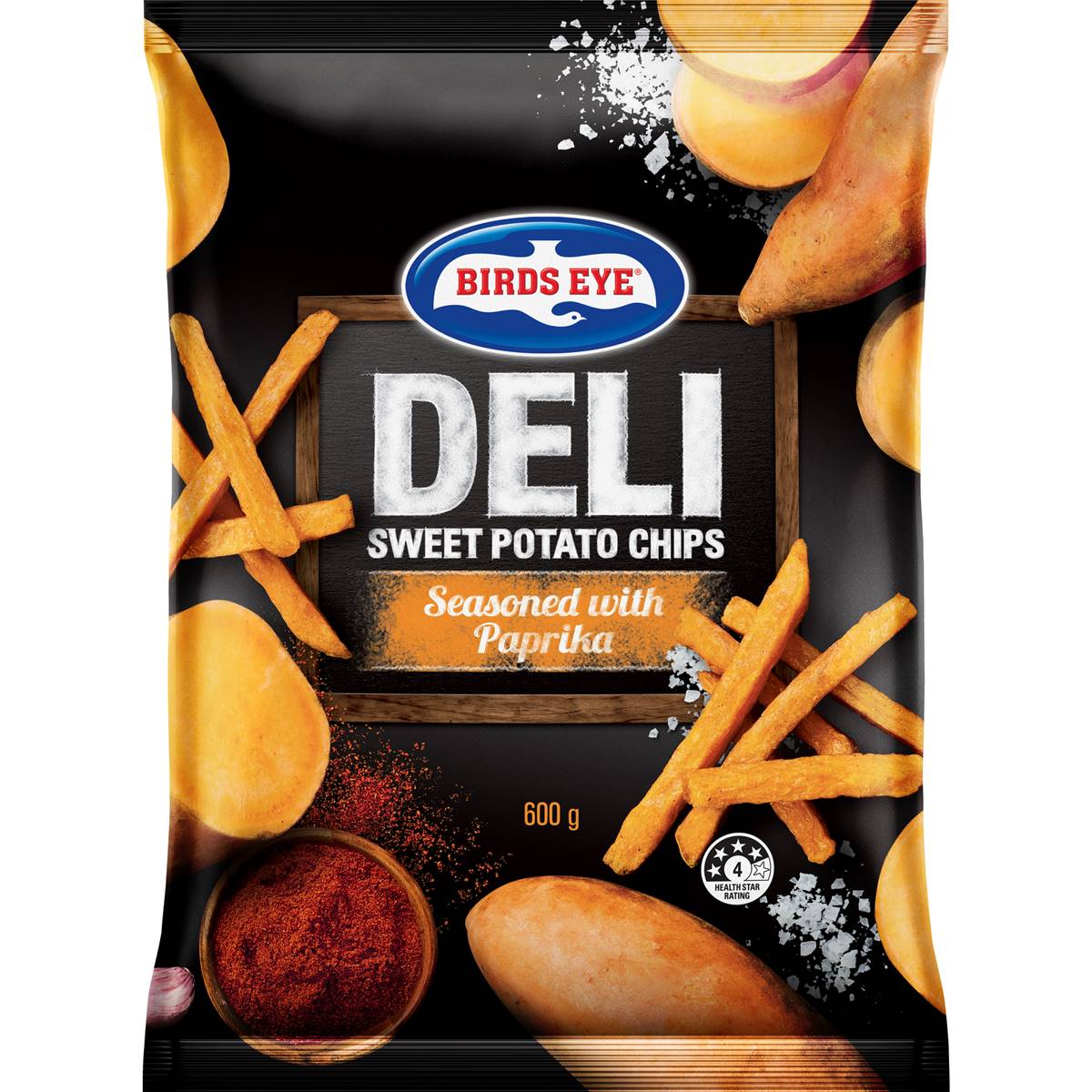 Calories in Birds Eye Deli Sweet Potato Chips